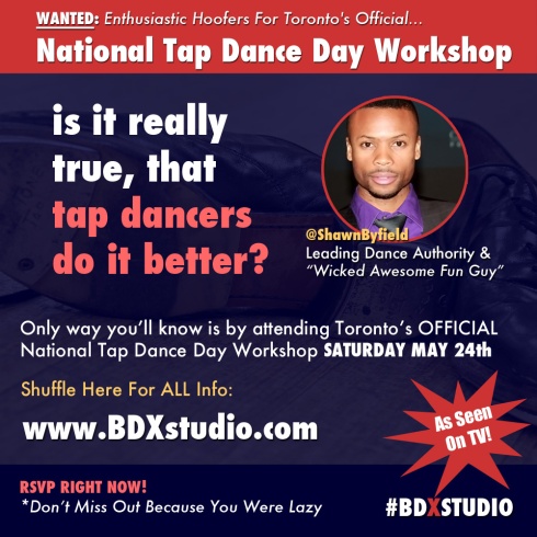 National Tap Dance Day 2014 in Toronto